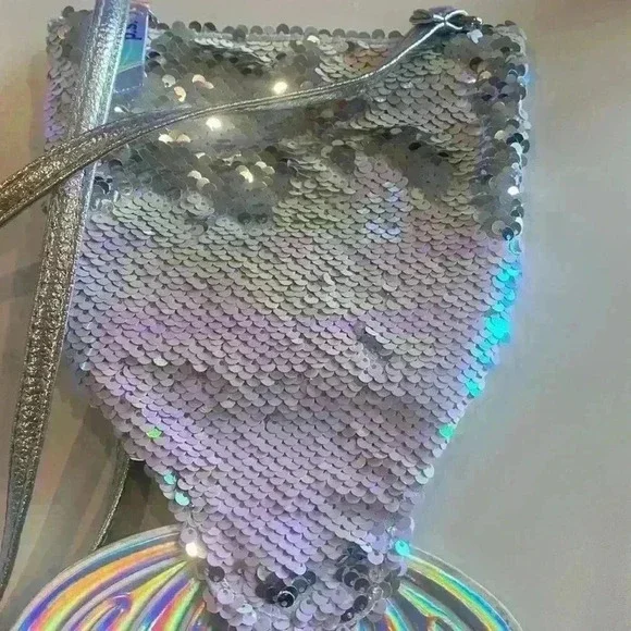 Mermaid fin  kids purse - Picture 3 of 6